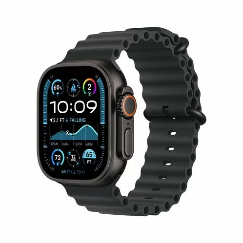 Часы Apple Watch Ultra 2 (2024) GPS + Cellular 49mm, Black Titanium Case, Milano Loop (Black Titanium) S